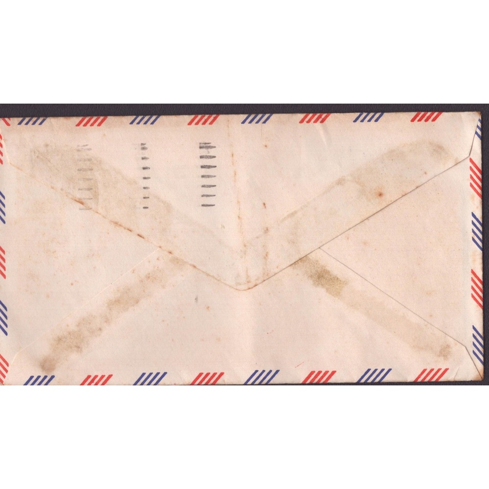 Vintage 1963 San Diego USNTC Airmail Envelope French Handwritten Letter VG - Picture 2 of 4